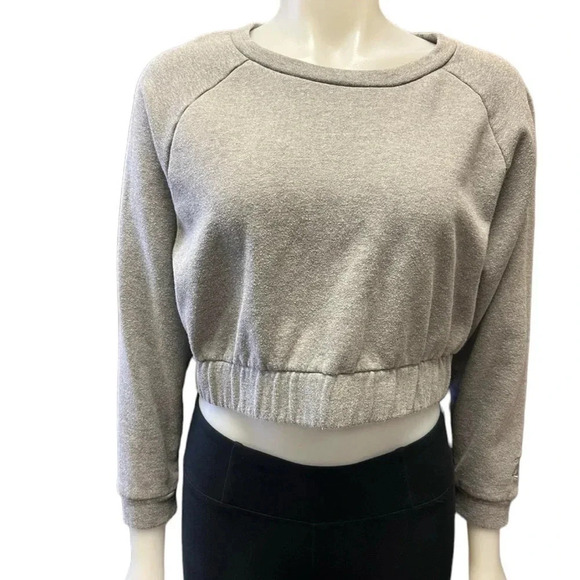 Juicy Couture Grey Cropped Sweater Size Medium - Picture 1 of 12